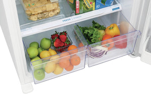 Frigidaire 18.3-cu ft Top-Freezer Refrigerator ( Black ) Garage Ready ENERGY STAR Certified