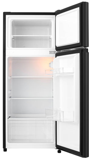 Hisense 4.4-cu ft Mini Fridge with Freezer ( Silver ) ENERGY STAR