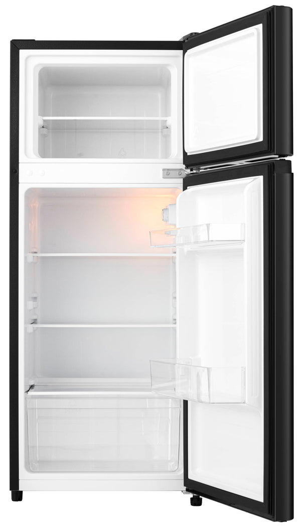 Hisense 4.4-cu ft Mini Fridge with Freezer ( Silver ) ENERGY STAR