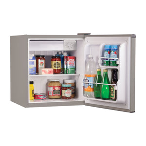 BLACK+DECKER 1.7-cu ft Mini Fridge with Freezer ( Stainless look ) ENERGY STAR