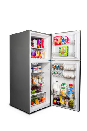 Premium Levella 11.6-cu ft Counter-Depth Top-Freezer Refrigerator ( White )