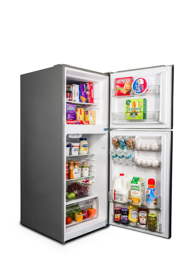 Premium Levella 11.6-cu ft Counter-Depth Top-Freezer Refrigerator ( White )