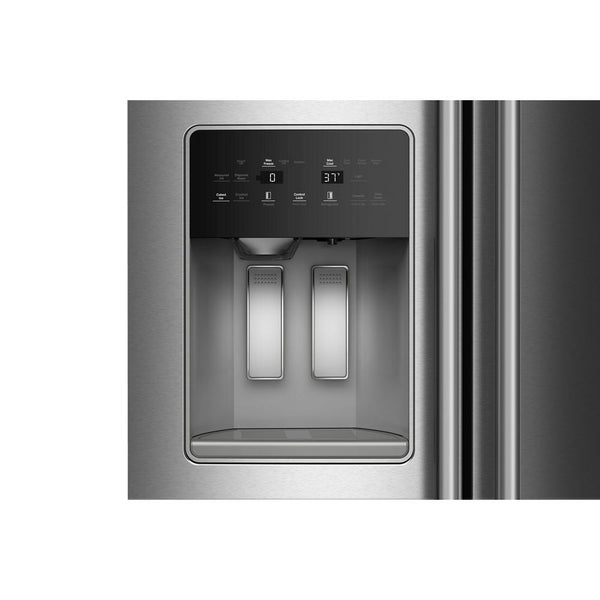 KitchenAid 20.85-cu ft Counter-Depth Side-by-Side Refrigerator with Ice Maker ,Water and Ice Dispenser ( Fingerprint Resistant Stainless Steel ) ENERGY STAR Certified