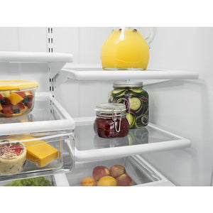 Whirlpool 18.7-cu ft Standard-Depth Bottom-Freezer Refrigerator with Ice Maker ( Stainless steel ) ENERGY STAR Certified