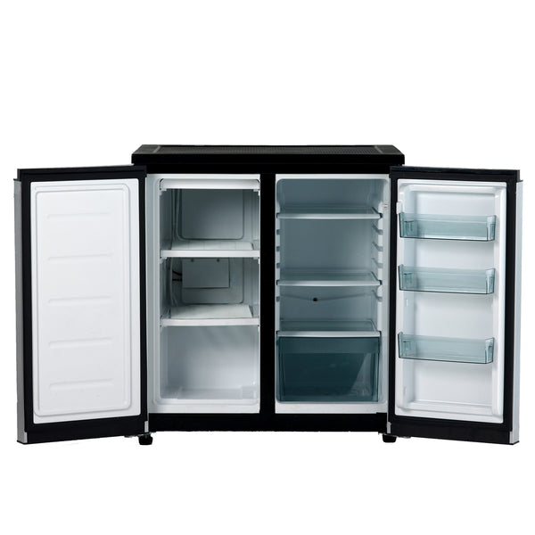 Avanti 5.5-cu ft Mini Fridge with Freezer ( Stainless Steel ) ENERGY STAR