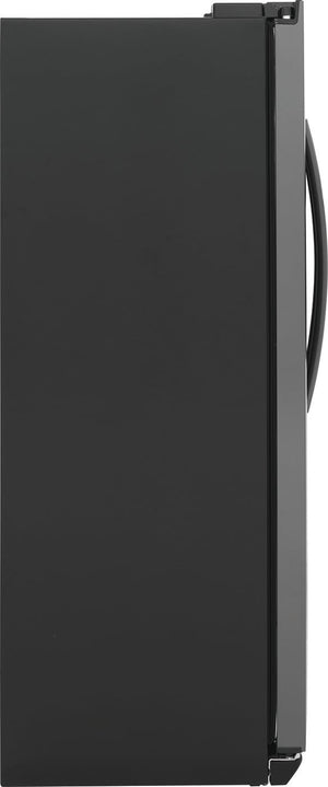 Frigidaire Gallery 22.3-cu ft Counter-Depth Side-by-Side Refrigerator with Ice Maker ,Water and Ice Dispenser ( Fingerprint Resistant Black Stainless Steel ) ENERGY STAR Certified