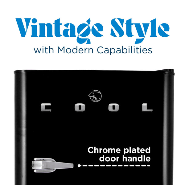 Commercial Cool 4.5-cu ft Mini Fridge with Freezer ( Black )