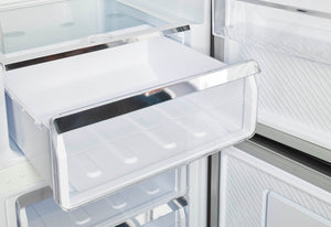 UNIQUE Classic Retro 11.7-cu ft Counter-Depth Bottom-Freezer Refrigerator Midnight Black ) ENERGY STAR Certified
