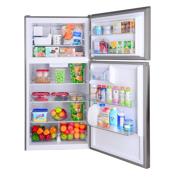 Kenmore 18.1-cu ft Top-Freezer Refrigerator with Ice Maker ( Stainless Steel ) ENERGY STAR Certified