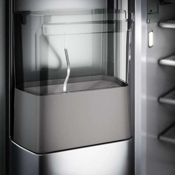 KitchenAid 29.4-cu ft Counter-Depth Side-by-Side Refrigerator Built-In with Ice Maker ,Water and Ice Dispenser ( Stainless Steel with PrintShield Finish ) ENERGY STAR Certified