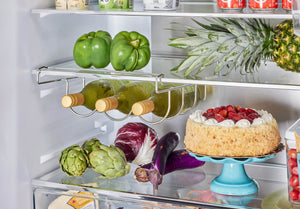 UNIQUE Classic Retro Counter-Depth 21.4-cu ft 3 -Door French Door Refrigerator with Ice Maker with Ice Dispenser ( Summer Mint Green ) ENERGY STAR Certified