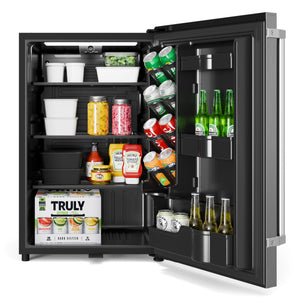 KoolMore 4.4-cu ft Garage Ready Freezerless Refrigerator ( Stainless-Steel )