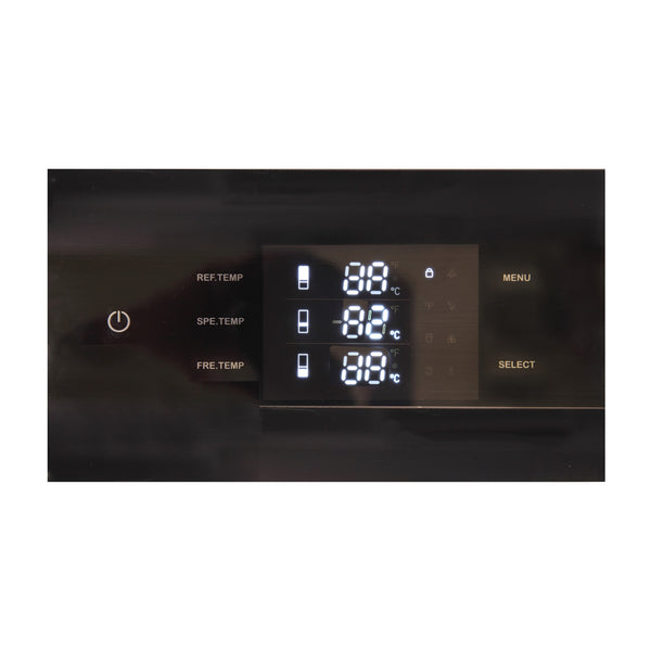 Kucht 19.8-cu ft Counter-Depth Built-In Bottom-Freezer Refrigerator with Ice Maker ( White ) ENERGY STAR Certified
