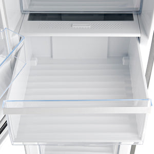 FORNO Guardia 21.6-cu ft Counter-Depth Bottom-Freezer Refrigerator Stainless steel ) ENERGY STAR Certified
