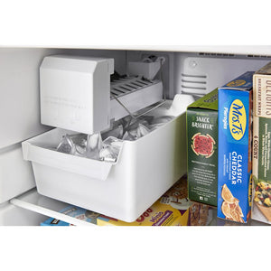 Whirlpool 16.3-cu ft Counter-Depth Top-Freezer Refrigerator ( Black )
