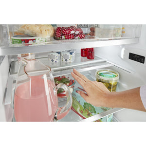 Whirlpool 12.9-cu ft Counter-Depth Top-Freezer Refrigerator Built-In ( White )