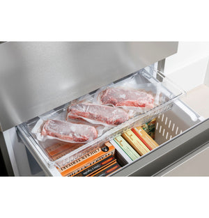 Haier Counter-Depth 14.5-cu ft 4 -Door French Door Refrigerator Optional (sold separately) ( Stainless Steel )