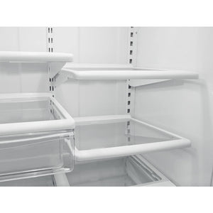 Whirlpool 18.7-cu ft Standard-Depth Bottom-Freezer Refrigerator with Ice Maker ( Stainless steel ) ENERGY STAR Certified