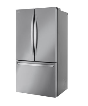 LG Standard-Depth 31.7-cu ft 3 -Door Smart Compatible French Door Refrigerator with Ice Maker with Water Dispenser ( PrintProof Stainless Steel ) ENERGY STAR Certified