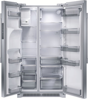 Frigidaire Professional 22.3-cu ft Counter-Depth Side-by-Side Refrigerator with Ice Maker ,Water and Ice Dispenser ( Smudge-Proof Stainless Steel ) ENERGY STAR Certified