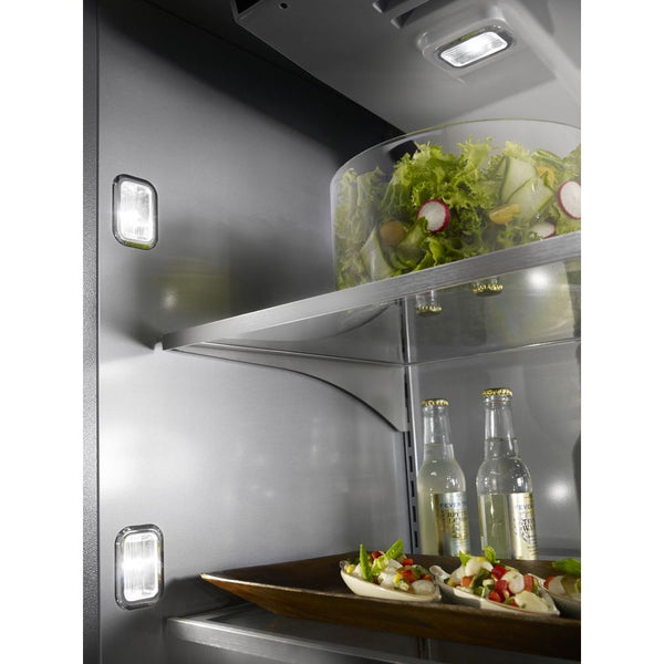 KitchenAid 20.9-cu ft Standard-Depth Built-In Bottom-Freezer Refrigerator with Ice Maker ( Stainless steel ) ENERGY STAR Certified