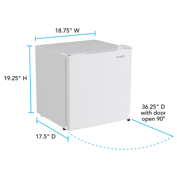 Avanti 1.6-cu ft Mini Fridge ( White ) ENERGY STAR