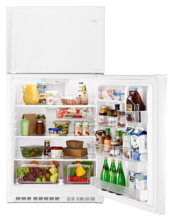 Whirlpool 21.3-cu ft Top-Freezer Refrigerator ( White ) ENERGY STAR Certified