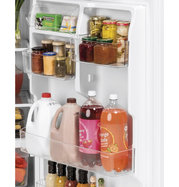 GE Garage Ready 19.1-cu ft Top-Freezer Refrigerator ( White ) Garage Ready