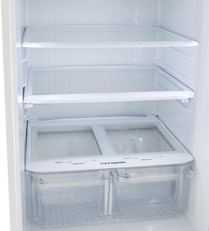 LG 20.2-cu ft Top-Freezer Refrigerator ( White ) ENERGY STAR Certified