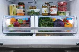 Frigidaire Gallery Standard-Depth 26.3-cu ft 4 -Door French Door Refrigerator with Ice Maker with Water and Ice Dispenser ( Fingerprint Resistant Stainless Steel ) ENERGY STAR Certified