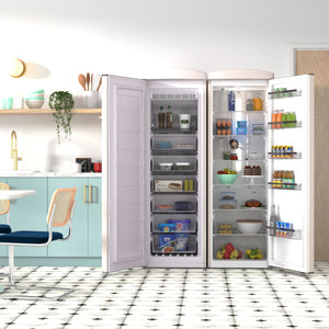 ConServ 19.42-cu ft Counter-Depth Side-by-Side Refrigerator ( Cream )