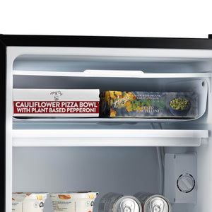 NewAir Mini Fridges 3.3-cu ft Mini Fridge with Freezer ( Black ) ENERGY STAR
