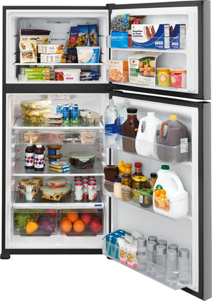 Frigidaire 20-cu ft Top-Freezer Refrigerator ( Stainless Steel ) Garage Ready