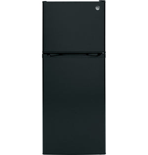 GE 11.55-cu ft Counter-Depth Top-Freezer Refrigerator ( Black ) ENERGY STAR Certified