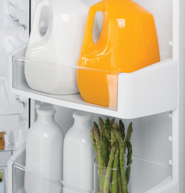GE Profile 21.9-cu ft Counter-Depth Side-by-Side Refrigerator with Ice Maker ,Water and Ice Dispenser ( Stainless Steel )