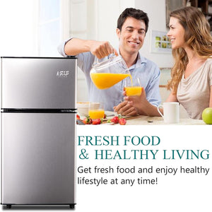 GZMR 3.5-cu ft with Freezer ( Silver )