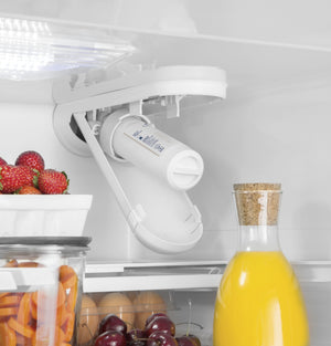GE Standard-Depth 24.8-cu ft 3 -Door French Door Refrigerator with Ice Maker with Water Dispenser ( White ) ENERGY STAR Certified