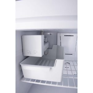 ConServ Reversible Door with Built-in Ice Maker 21-cu ft Top-Freezer Refrigerator with Ice Maker ( Stainless ) ENERGY STAR Certified