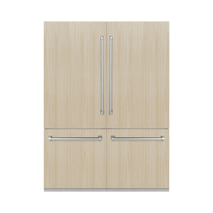 ZLINE KITCHEN & BATH Counter-Depth Autograph Edition 32.2-cu ft Built-In French Door Refrigerator with Ice Maker with Water Dispenser Custom Panel Ready ) ENERGY STAR Certified