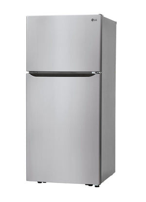LG 20.2-cu ft Top-Freezer Refrigerator ( Stainless Steel ) ENERGY STAR Certified