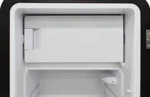 Brama 9.9-cu ft Counter-Depth Top-Freezer Refrigerator ( Black )
