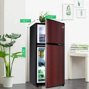Runesay 3.5-cu ft with Freezer ( Wooden ) Garage Ready