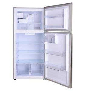 Kenmore 18.1-cu ft Top-Freezer Refrigerator with Ice Maker ( Stainless Steel ) ENERGY STAR Certified