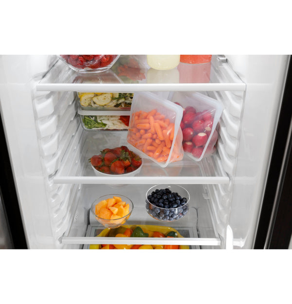 GE 25.3-cu ft Side-by-Side Refrigerator with Ice Maker ,Water and Ice Dispenser ( Black )