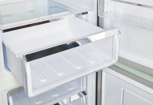 UNIQUE Classic Retro 11.7-cu ft Counter-Depth Bottom-Freezer Refrigerator Summer Mint Green ) ENERGY STAR Certified