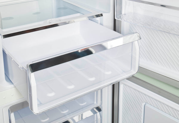 UNIQUE Classic Retro 11.7-cu ft Counter-Depth Bottom-Freezer Refrigerator Summer Mint Green ) ENERGY STAR Certified