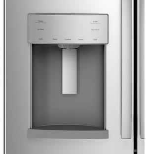 GE Standard-Depth 27.7-cu ft 3 -Door French Door Refrigerator with Ice Maker with Water and Ice Dispenser ( Stainless Steel ) ENERGY STAR Certified