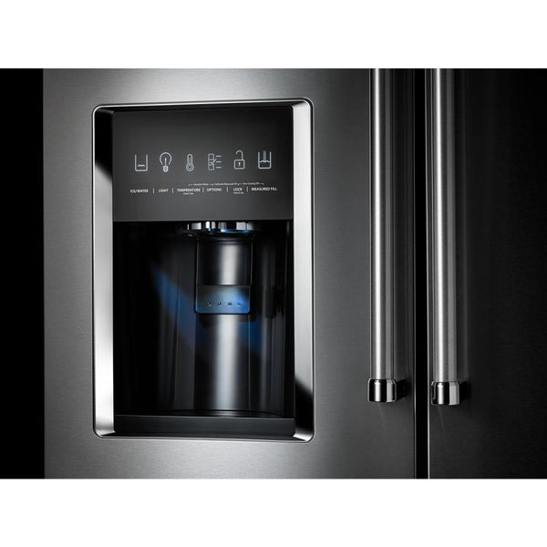 KitchenAid Standard-Depth 25.8-cu ft 5 -Door French Door Refrigerator with Ice Maker with Water and Ice Dispenser ( Stainless steel )