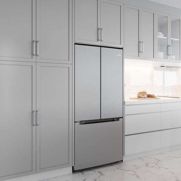 KoolMore 18.5-Cu. Feet Commercial Refrigerators 3 Stainless steel -Door French door ( Stainless steel )