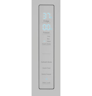 Haier Counter-Depth 14.5-cu ft 4 -Door French Door Refrigerator Optional (sold separately) ( Stainless Steel )
